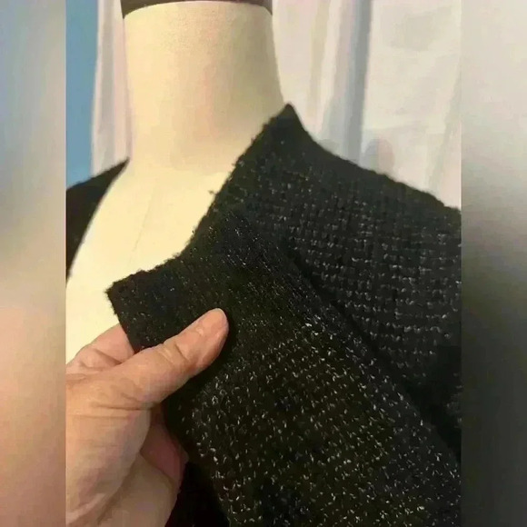 Time And Tru Open Long Cardigan. Black. Womens Sz M. Thick/Warm - Picture 2 of 7